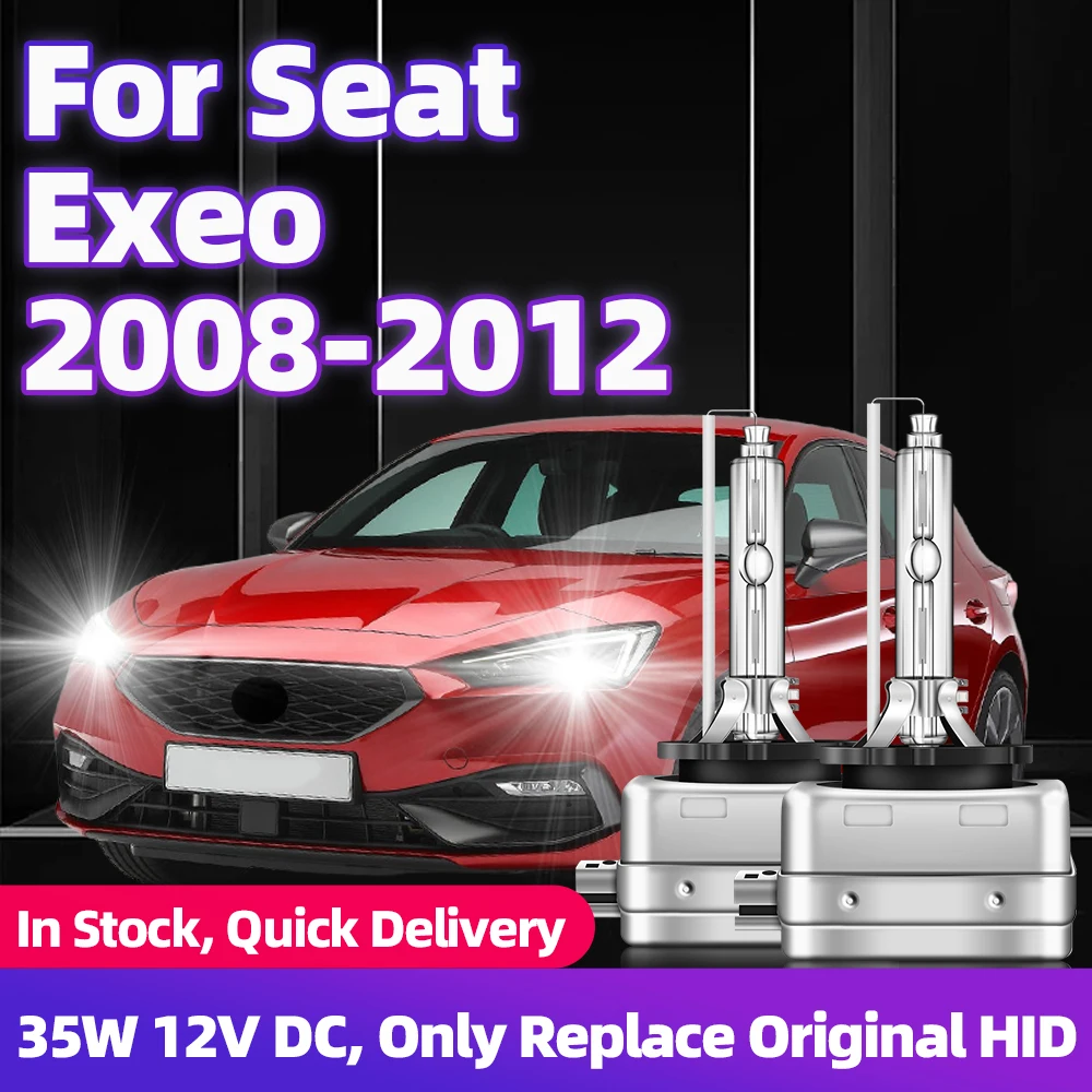 

2x для Seat Exeo 2008 2009 2010 2011 2012 Автомобильные ксеноновые фары HID 12 В Auto Lampada D1S 35 Вт Передний фонарь 6000K 8000K Замена
