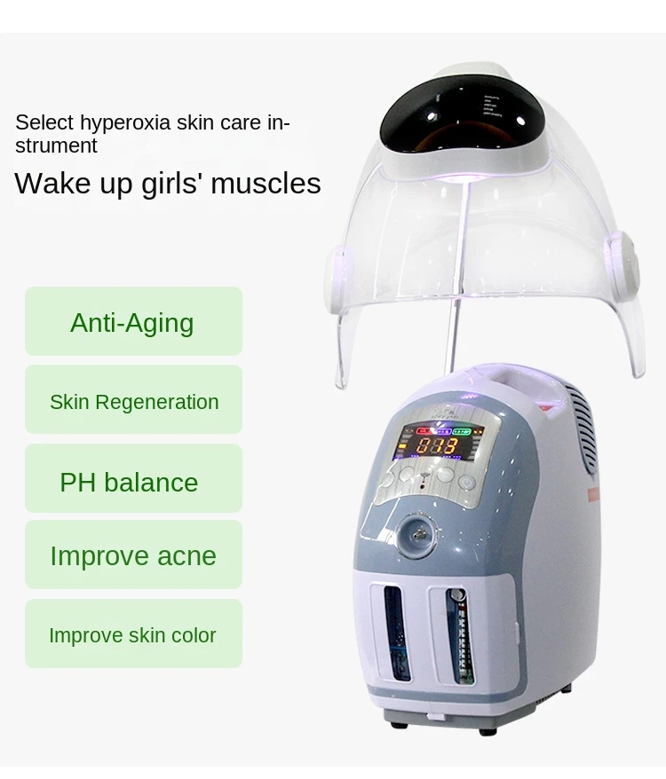 

Spa Oxygen Jet Facial Whitening Machines Oxygenation Spray Facial LED Therapy Skin Rejuvenation Beauty Machine