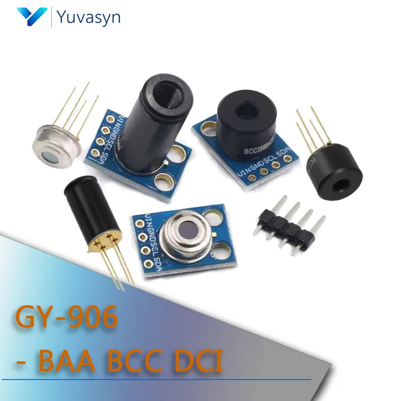 

GY-906 MLX90614ESF New MLX90614 Contactless Temperature Sensor Module Compatible