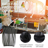 1pc Bird Mesh Dust Proof Breathable Gauze Parrot Cover Screen Protector For Pet Bird Cage Accessory Parrot Cage Cover