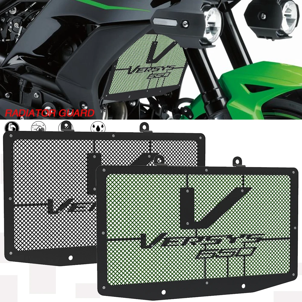 

Решетка радиатора мотоцикла, защитная крышка бака для воды для KAWASAKI KLE650 VERSYS 650 ABS 2006 2007 2008 2009 KLE 650
