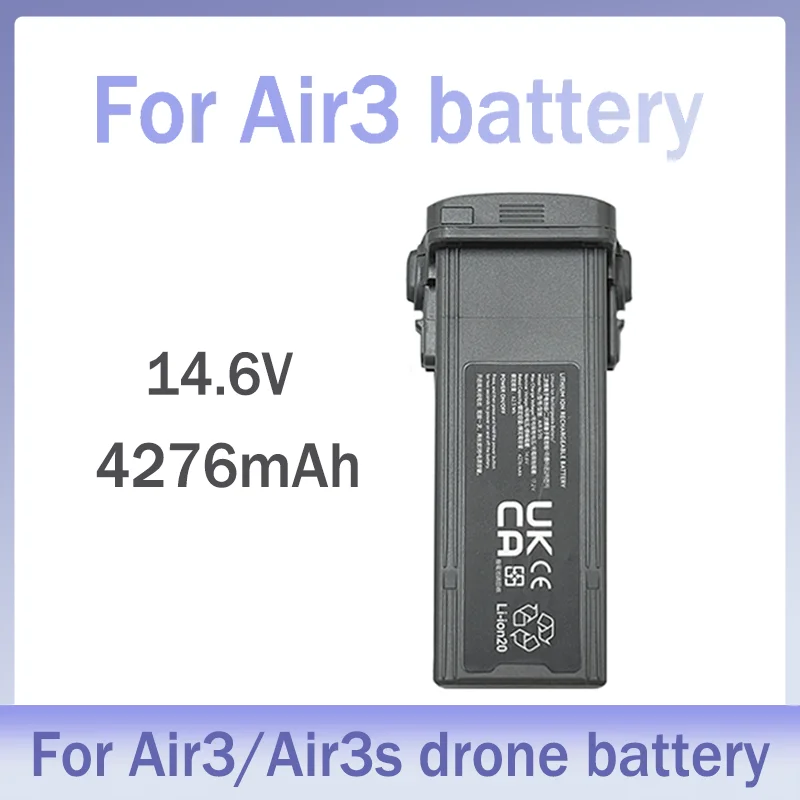 

Новый аккумулятор для интеллектуального полета Air3, 4276 мАч, 14,6 В, подходит для Air3 Air3S, аксессуары для полета дрона, новый 0-циклетный аккумулятор Air3