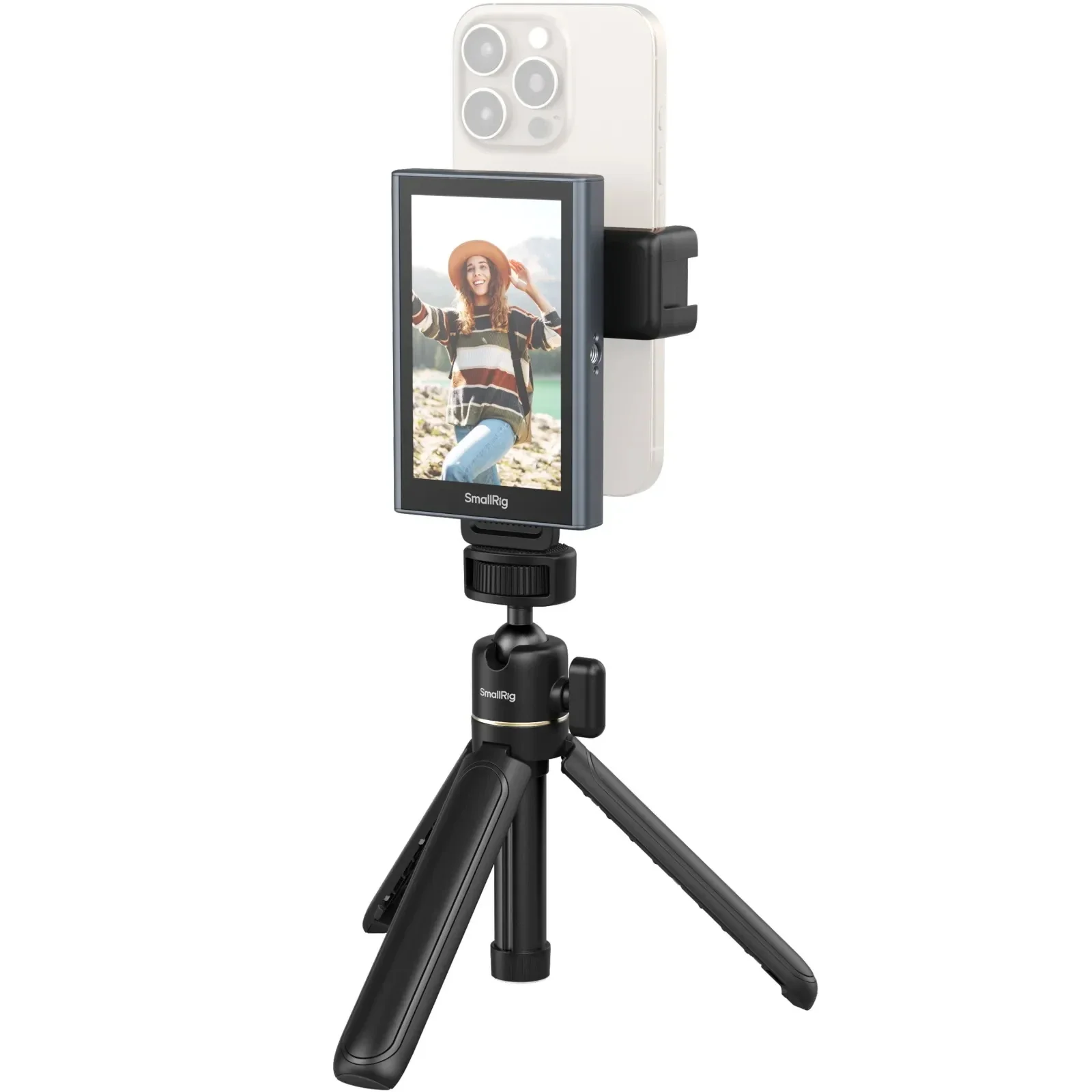 Wireless 4K Video Monitor for Phone With Magsafe Build in 1500 mAh Battery Compatible with Android & IOS
