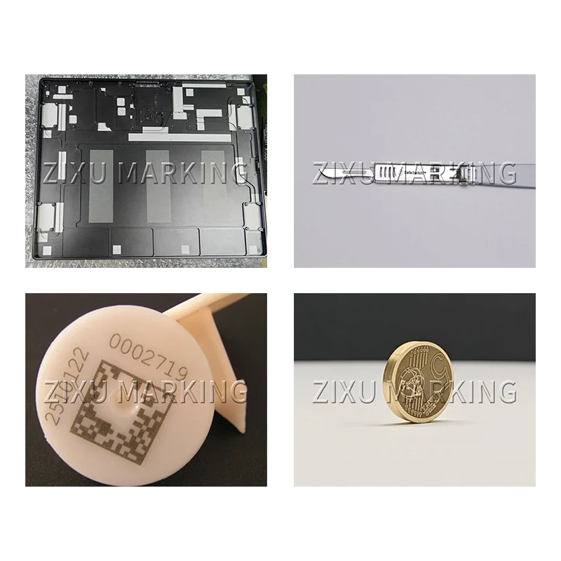 Máquina de marcação de fibra 2 em 1 portátil de bancada de marcação flexível 20W 30W 50W para código de barras de número de série código QR