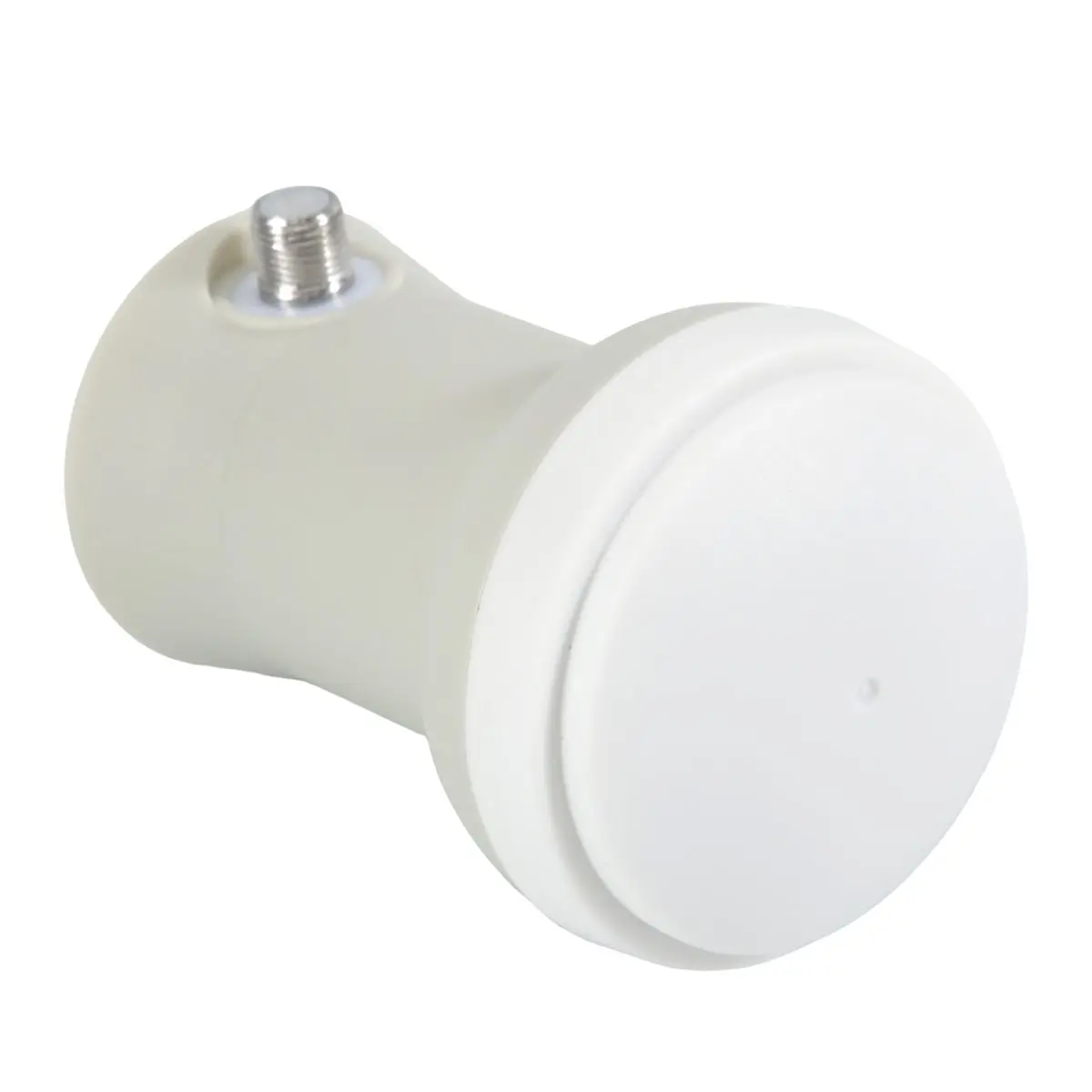 AB09 Single Head LNB High Gain Single Output LNB for KU Band Single Channel Receiver Satellite TV Receiver Grey