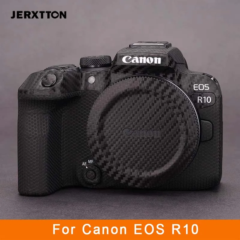 R10 3D Texture Camera Sticker 3M Vinyl Wrap Skin Anti-Scratch Protective Film Protector Coat Decals dla Canon EOS R10 EOSR10