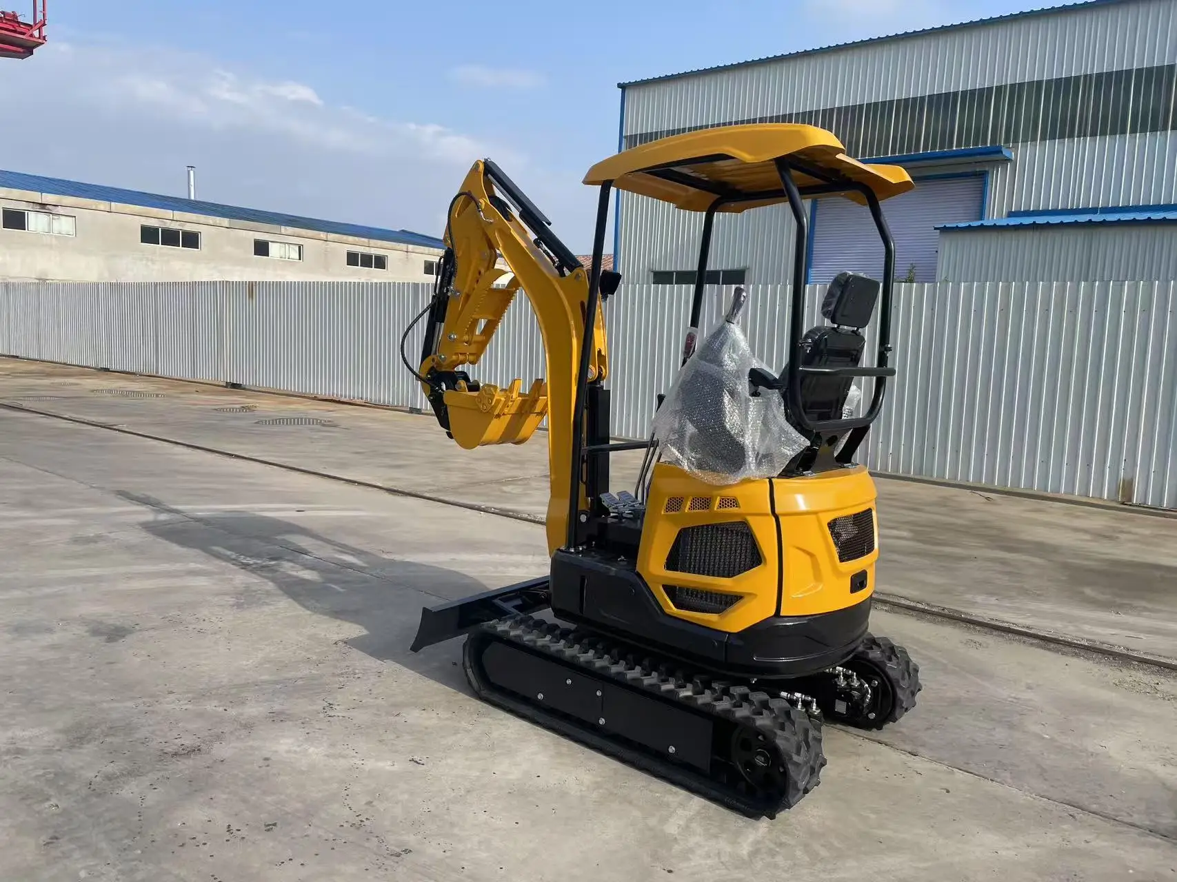 1,8 ton minigraafmachine Kubota-motor rupsminigraafmachine 1 ton 2 ton hydraulische boerderij kleine graafmachine te koop