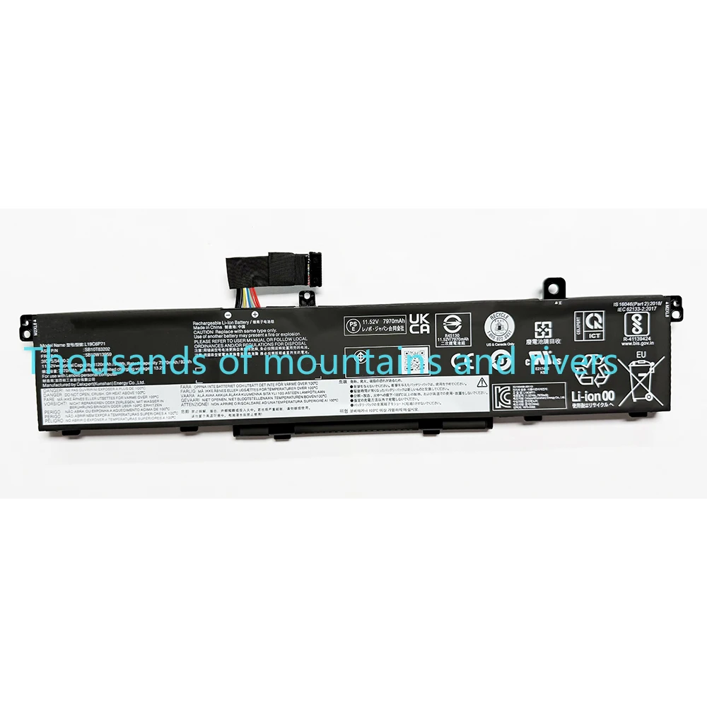 

L19C6P71 L19L6P71 Аккумулятор для ноутбука ThinkPad P15 P17 T15G 1-го поколения для ThinkPad P15 P17 T15G 2-го поколения 11,52 В 94 Втч