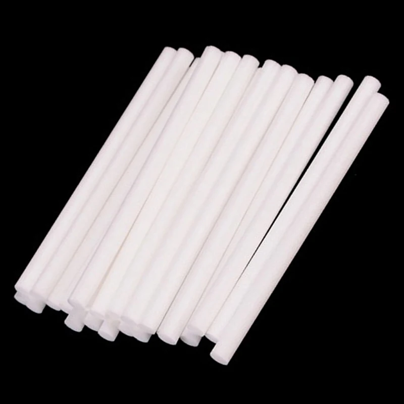 10pcs 8*200mm Humidifier Filter Cotton Swab Core USB Air Ultrasonic Humidifier Aroma Diffuser Replacement Cotton Sponge Stick