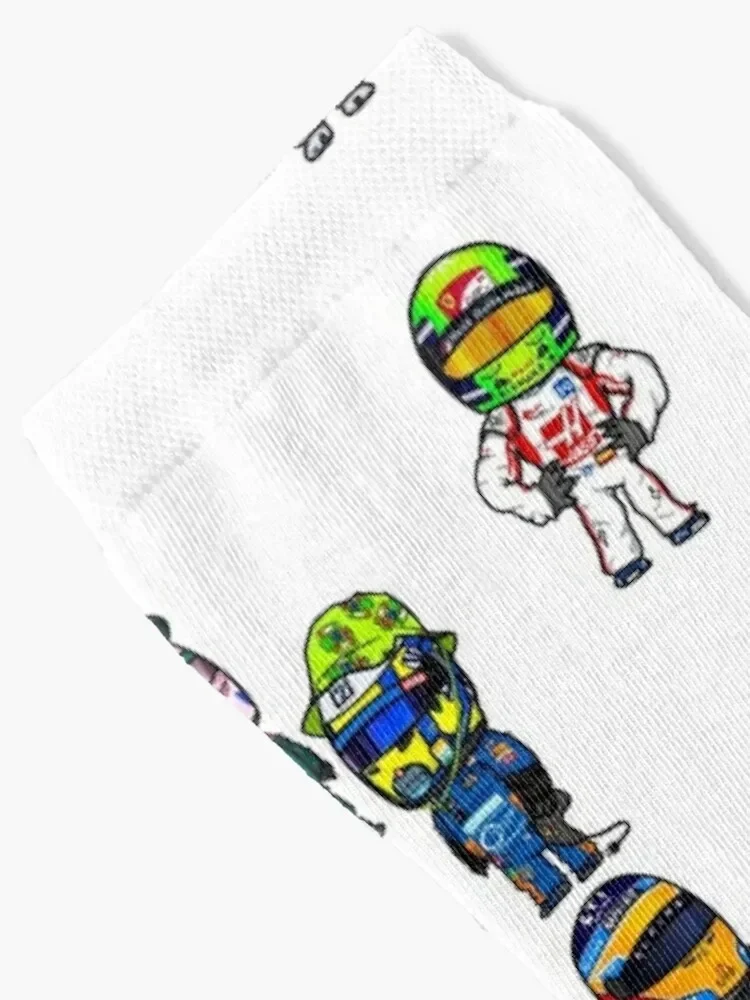 F1 Mini Drivers SERIES 2 pack Socks sheer gift tennis designer brand Socks For Girls Men's