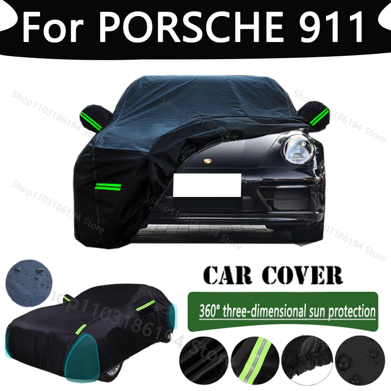 

For PORSCHE 911 Outdoor Protection Full Car Cover Snow Covers Rainwater Sunshine Dustproof Scratches Car Cover