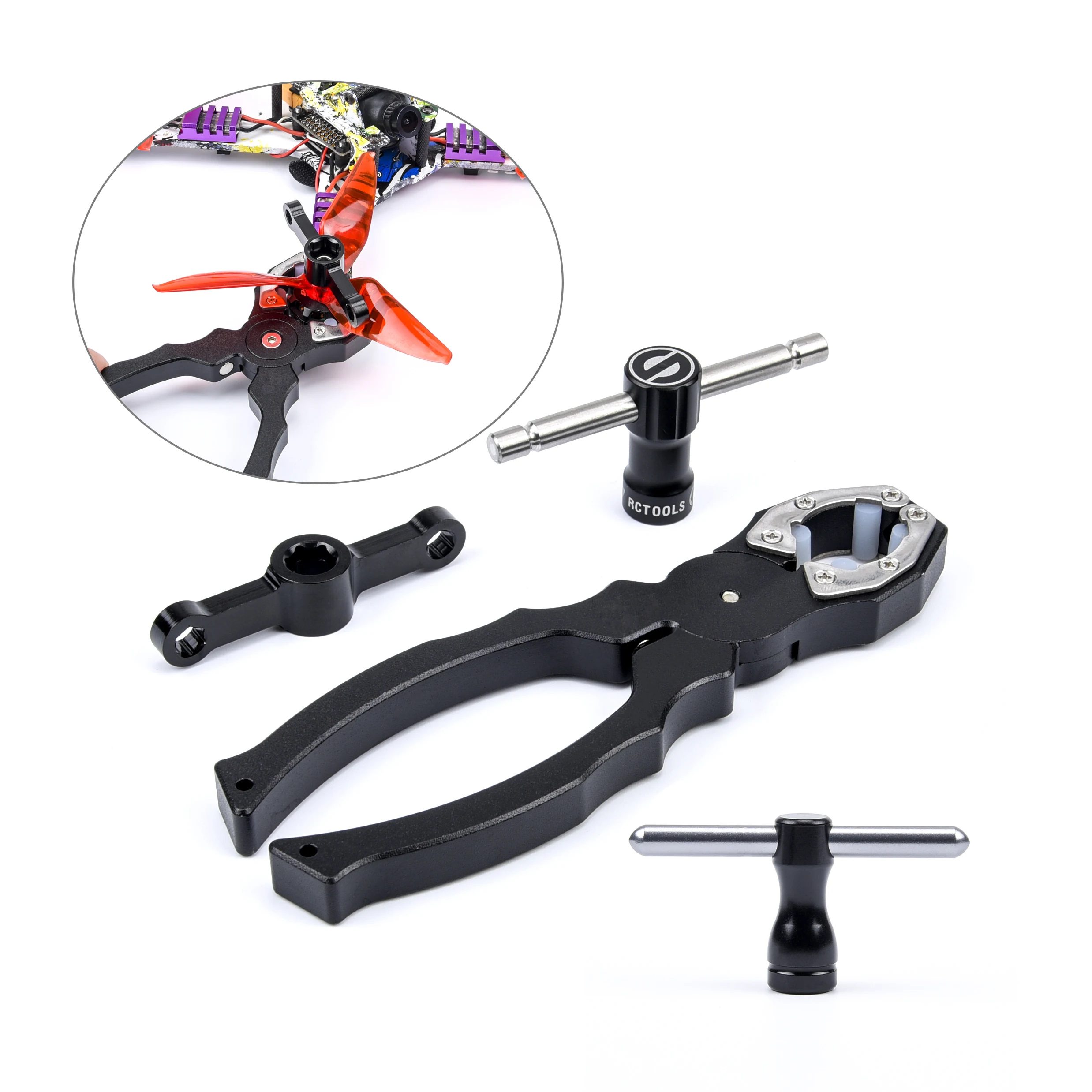 M3/M4/M5 Lock Nuts Props Adapter 2204 Motor Bullet Cap Quick Cap / Propeller Removal Tool Motor Grip Plier RC  FPV Racing Drone