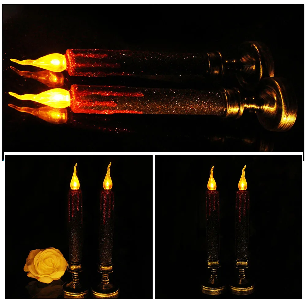 2 قطعة ضوء LED متوسط الحجم مصابيح ديكور الهالوين إضاءة المهرجانات الدافئة لإضاءة المهرجانات