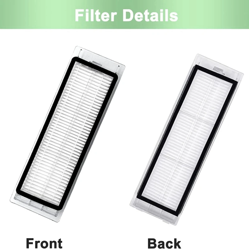 Pezzi di ricambio filtri a spazzola per Xiaomi Roborock S6 Pure, S6, E4, S4 Max, S6 Maxv, S5, S5 Max, S4, E2, E3, E5 E20 E25 E35 S50 S65