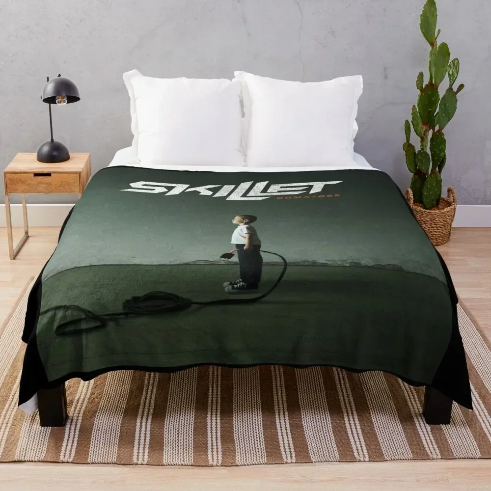 

Skillet comatose 2 Throw Blanket Furrys Luxury Brand Hair Plaid on the sofa Blankets