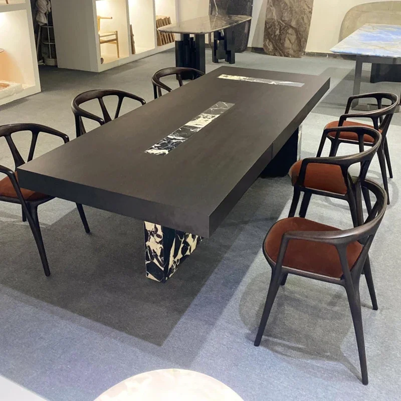 

Дизайнерские обеденные стулья из цельного дерева в итальянском стиле Кофейня Простота Ресторан Обеденные стулья Расслабляющая мебель для дома Шезлонг HBDC