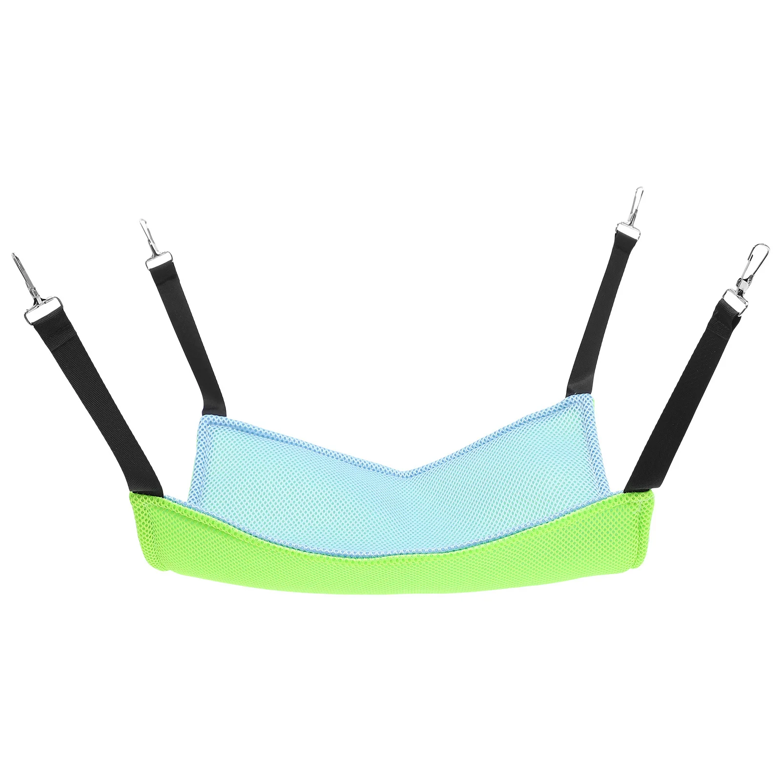 قفص القط أرجوحة سرير عكسي مزدوج الجانب معلقة أرجوحة القط مريحة للتنفس شبكة الحيوانات الأليفة سرير داخلي في الهواء الطلق