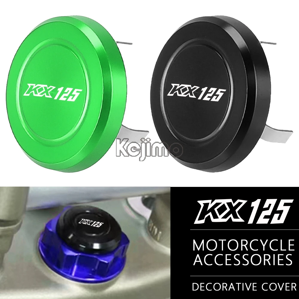 

Motorcycle CNC HandleBar Steering Stem Cap Shaft Decorative Cover For Kawasaki KX125 KX250 KX250F KX450F KX 125 250 250F 450F