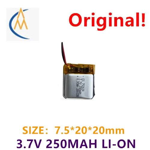 buy more will cheap Lithium battery Bluetooth 752020 polymer lithium 250mah Bluetooth speaker lithium battery headset cell