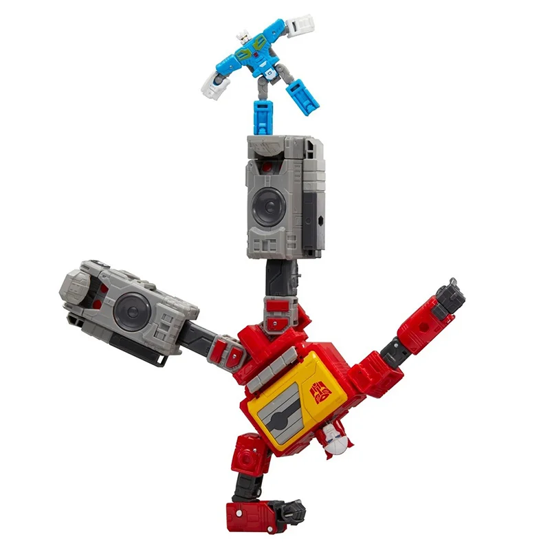 Hasbro transformadores estúdio série ss86 25 blaster & ejeção 18cm voyager classe anime original figura de ação modelo brinquedo presente coletar