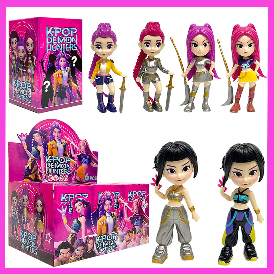 10cm Anime Kpop Demon Hunt blind box Figure Toys Disassembly Blind Bag Peripheral Desktop party decoration child gift Christmas