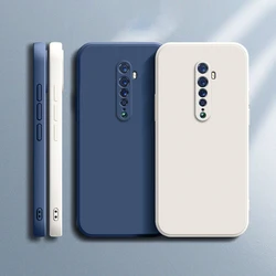 Custodia originale per OPPO Reno 2 2F 2Z protezione per fotocamera Square Liquid Silicone Reno2 Soft Luxury Ultra Thin Cover antiurto Funda