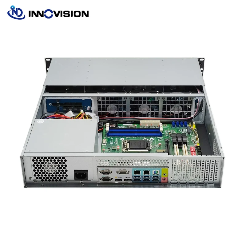 Imagem -05 - Suporte a Case do Servidor Hotswap 8bay Hdd 2u 520 mm Atx Psu M-atx 9.6 Abaixo da Placa-mãe Opcional 6g 12g Sata Sas Backplane