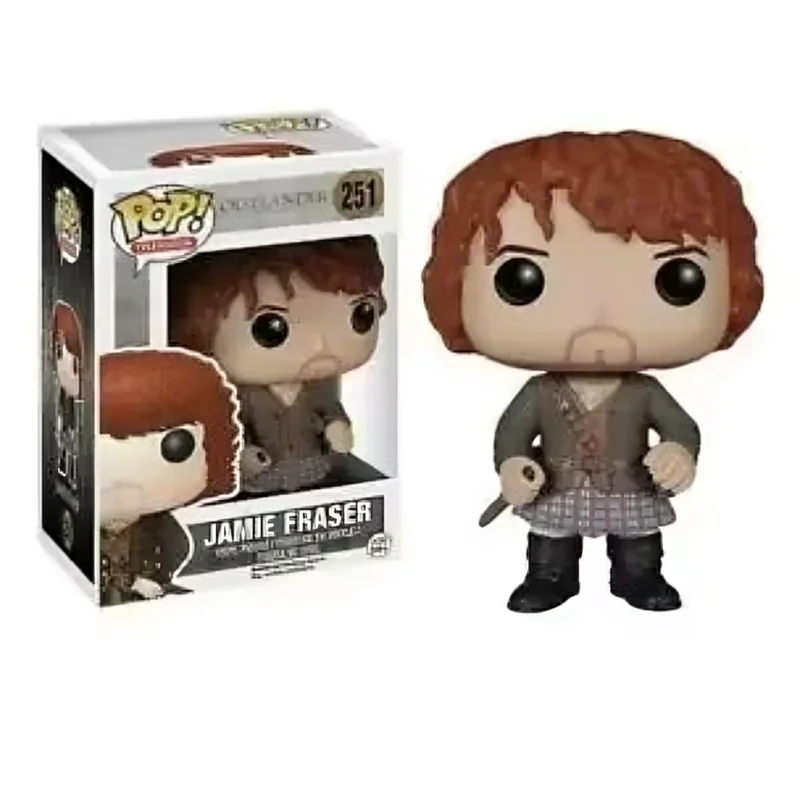 Funko Pop Outlander Figures  Jamie Fraser 251# Claire Randall250# Dougal MacKenzie  252# Action FigureTrendy Collectibles Gifts