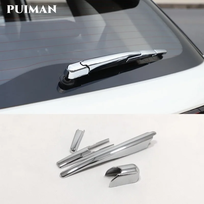 

4Pcs Car rear wiper cover For Changan CS35 Plus exterior decoration car-styling trim Mouldings chrome Accessories 2018 2019 2020