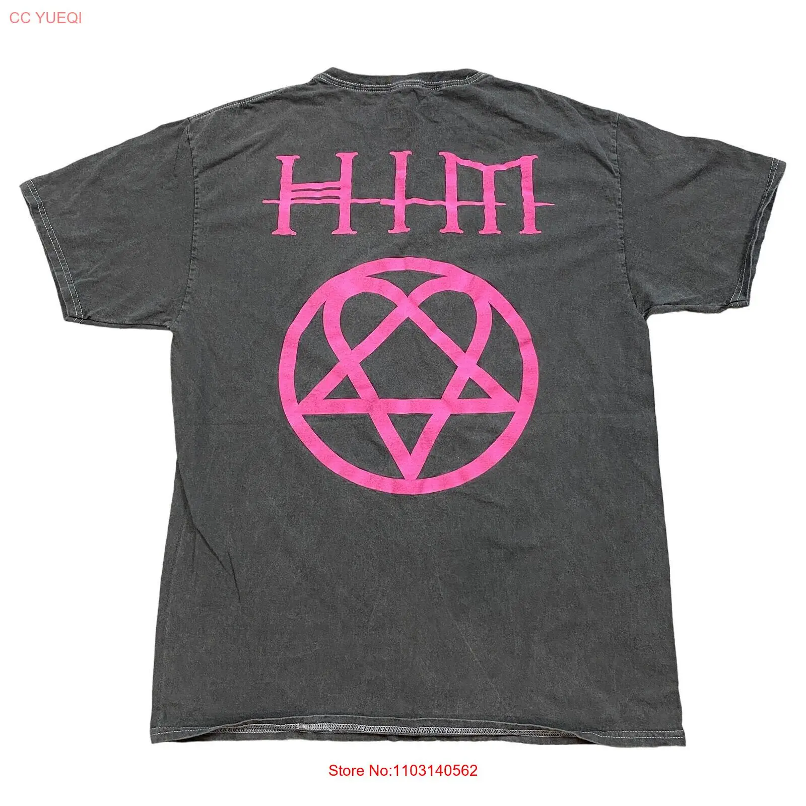 HIM Heartagram His Infernal majesty Band Shirt Men's L Goth Metal