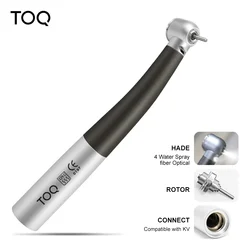 Alta velocidade de fibra óptica dental Handpiece de rolamento cerâmico Turbina de ar Cabeça de torque Botão de pressão Ferramentas odontológicas