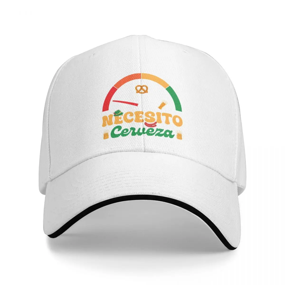 Necesito Cerveza Spanish Beer Baseball Cap Casual Sandwich Cap Men Women Adjustable Dad Hat Outdoor