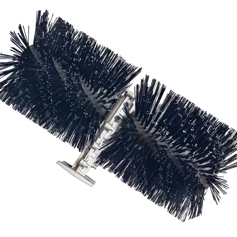 Lawn mower modified cleaning head, winter snow plowing accessories, artificial turf sweeper accessories