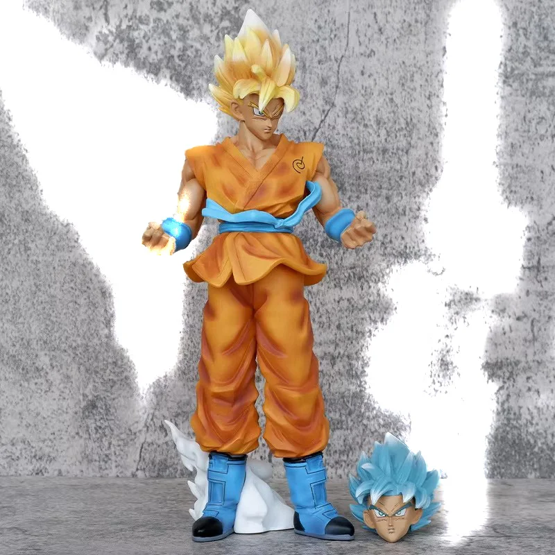 30cm Dragon Ball Z Son Goku Ssgss Pvc Anime figura de acción Super Saiyan estatuilla coleccionable decoración juguetes regalo estatua modelo muñeca