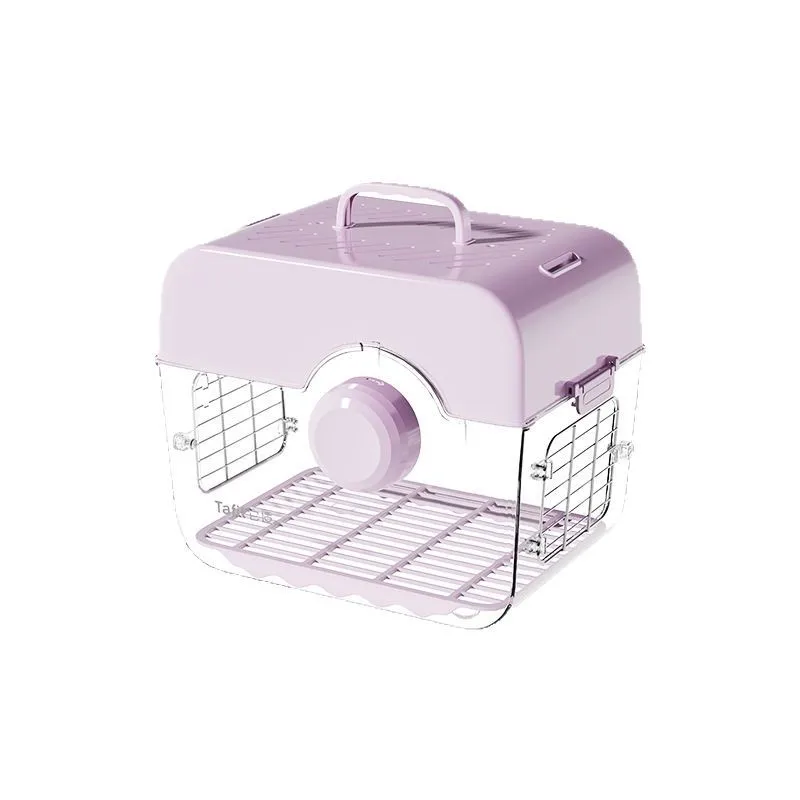 

Parrot out cage hamster tiger skin Xuanfeng peony portable out bag bird cage to take out