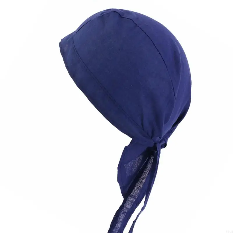 

Multiuse Kerchief Hat Chefs Headcover Breathable Sweatproof Kitchen Bandana Caps