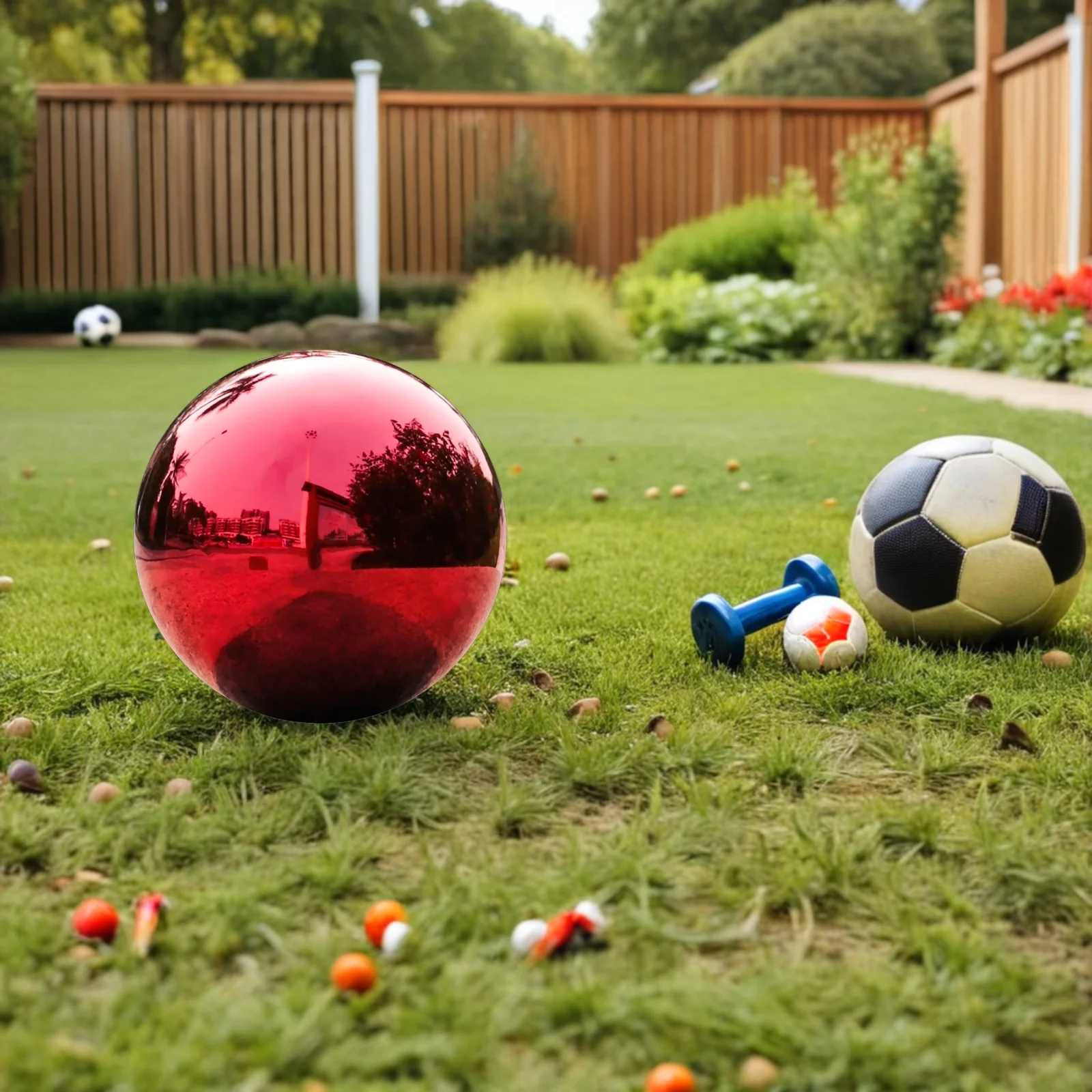 

20Cm Polished Stainless Steel Gazing Ball Reflective Garden Sphere for Outdoor Indoor Decor Landscape Design Garden Gazing Ball