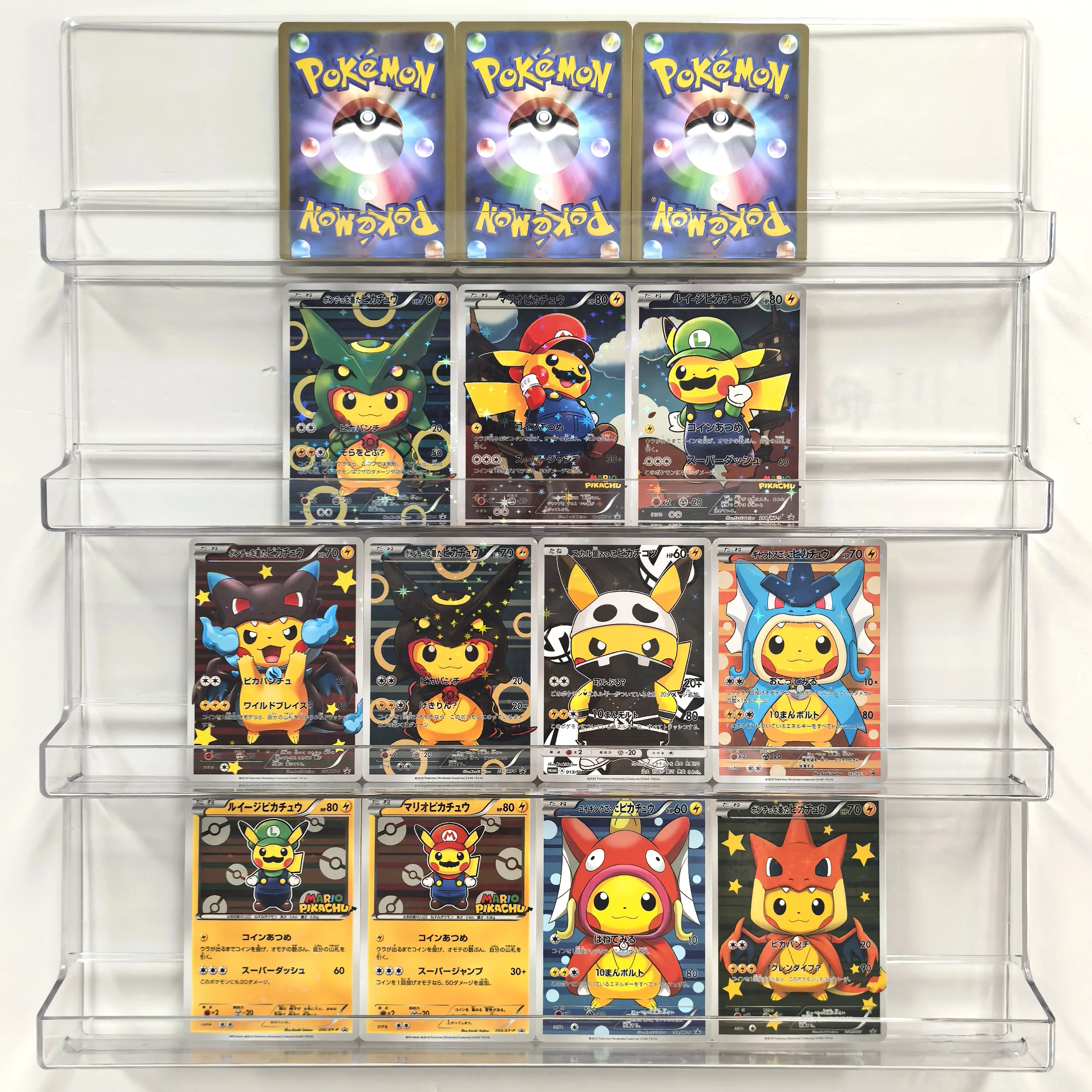 

Коллекционные карты PTCG Pokemon XY-P SM PROMO MARIO PONCHO-WEAR RAYQUAZA P.W LUIGI PRTND.TM.SKLL PIKACHU, игры, аниме-карты, подарок