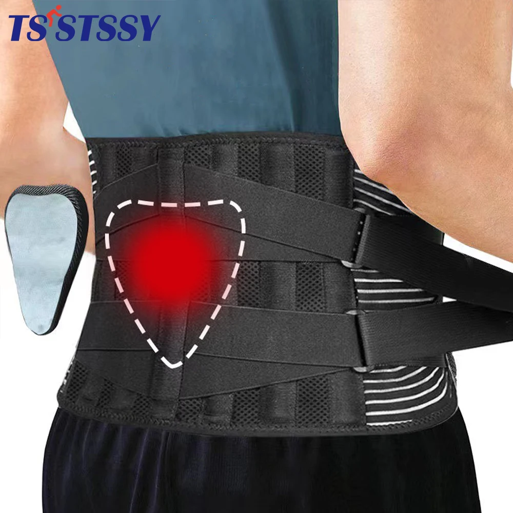 

TSSTSSY Back Support Belt Lumbar Orthopedic Corset Men Women Waist Brace Belt Protection Spine Support Belt for Back Pain Relief