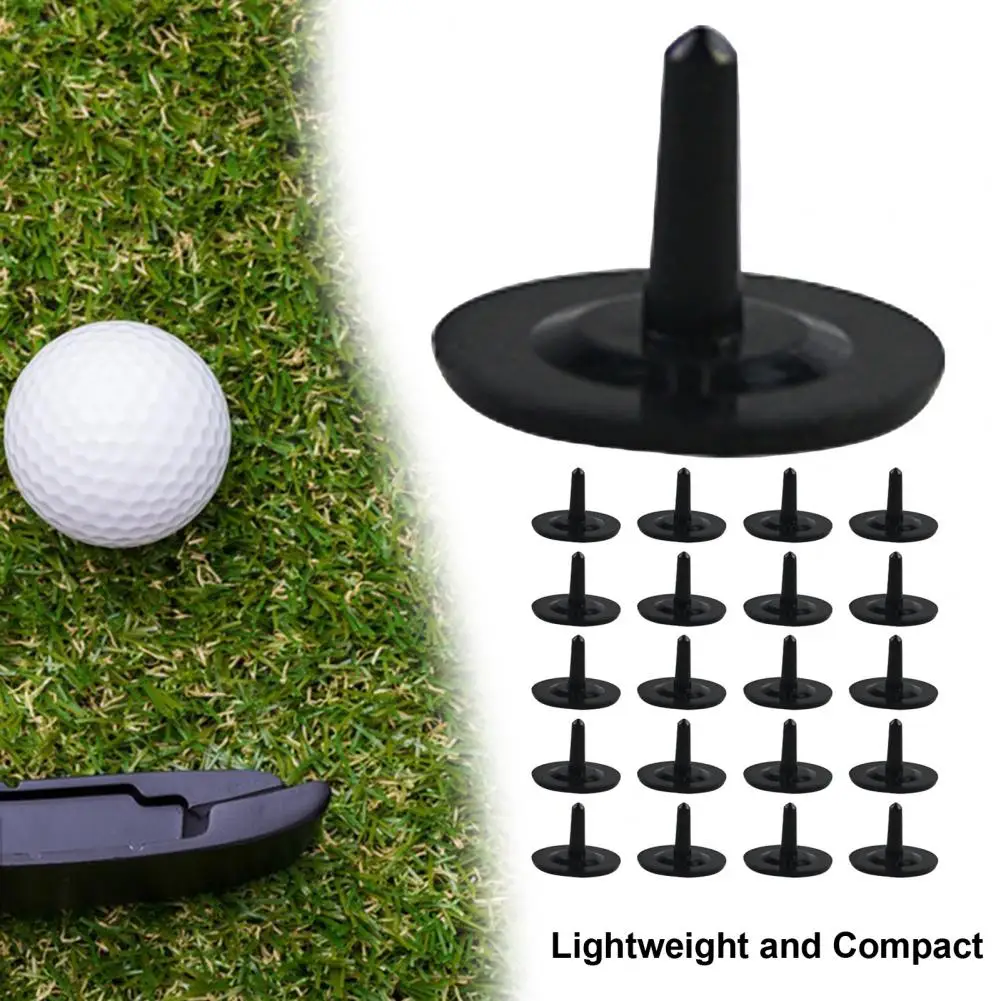 Golfbalpositiemarkering Lichtgewicht compacte golfbalmarkering 50-delige veelkleurige plastic golfbalmarkeringen Bulkverpakking voor spelers