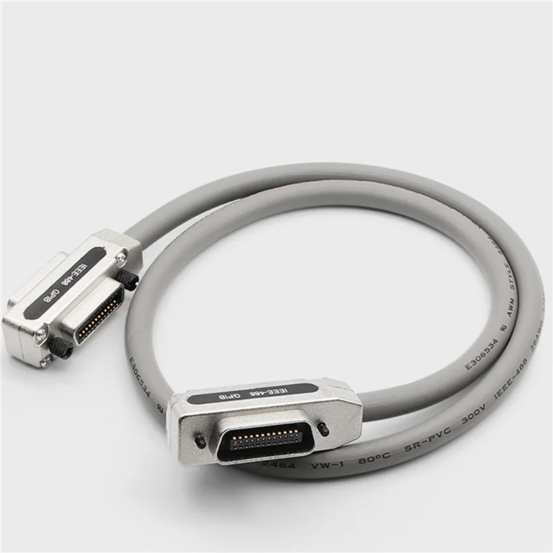 

【USB-C Cable】4X IEEE488 Line Industrial Control Connection Motherboard Line GPIB Cable GPIB Transmission Cable 1.5 Meters