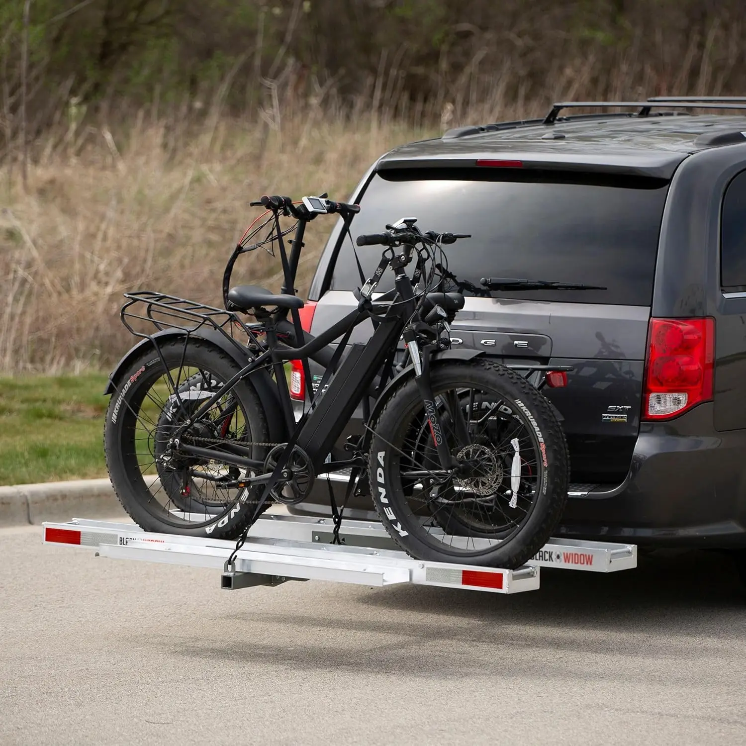 Widow Aluminum Double eBike or Fat Tire Bike Carrier - 600 lb. Capacity