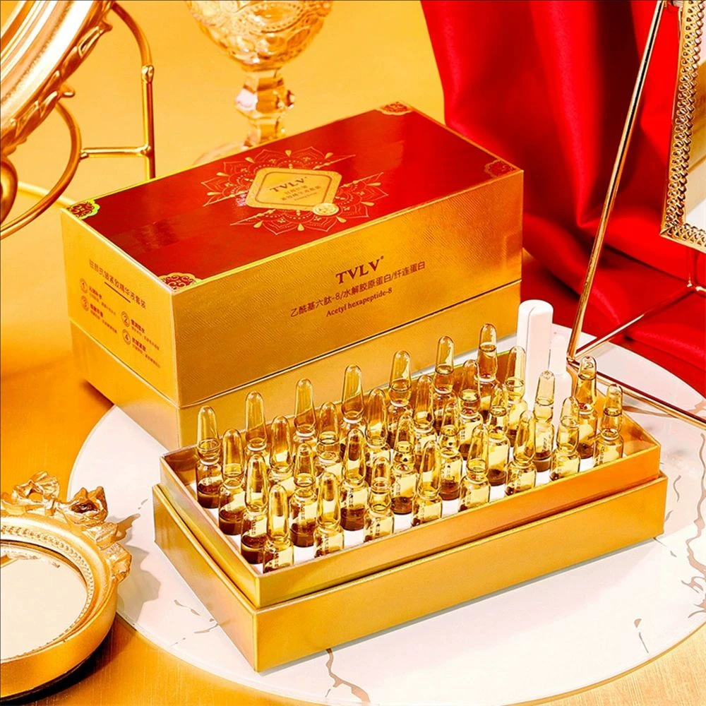 30Pcs Face Essence Set Moisturizing and Firming Night Staying Ampoule Essence Set Brighten Skin Tone Anti-aging Serum Set
