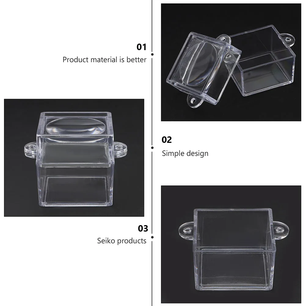 

6pcs Insect Observation Box Magnifier Experiment Jar Student Portable Kids Outdoor Exploration