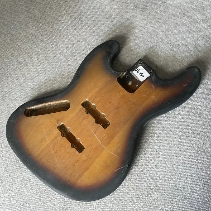 

Электрогитара IB880 Sunburst Color из массива дерева, корпус для джаз-баса, леворучная, с звукоснимателями JB, поврежденная краской, для замены и самостоятельной сборки