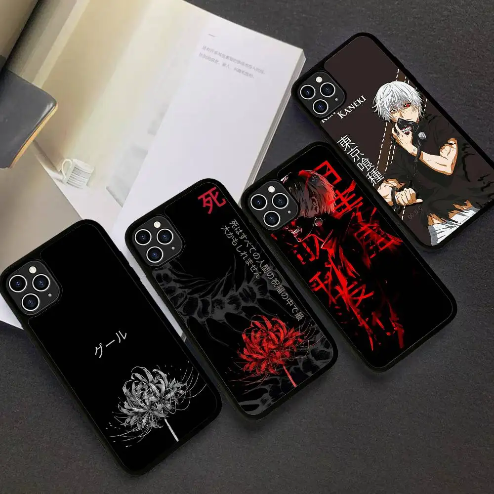 Anime Tokyo Ghoul PC+TPU Schutzhülle für iPhone 17 16 Pro Max 15 Plus 14 13 12 11 Cover