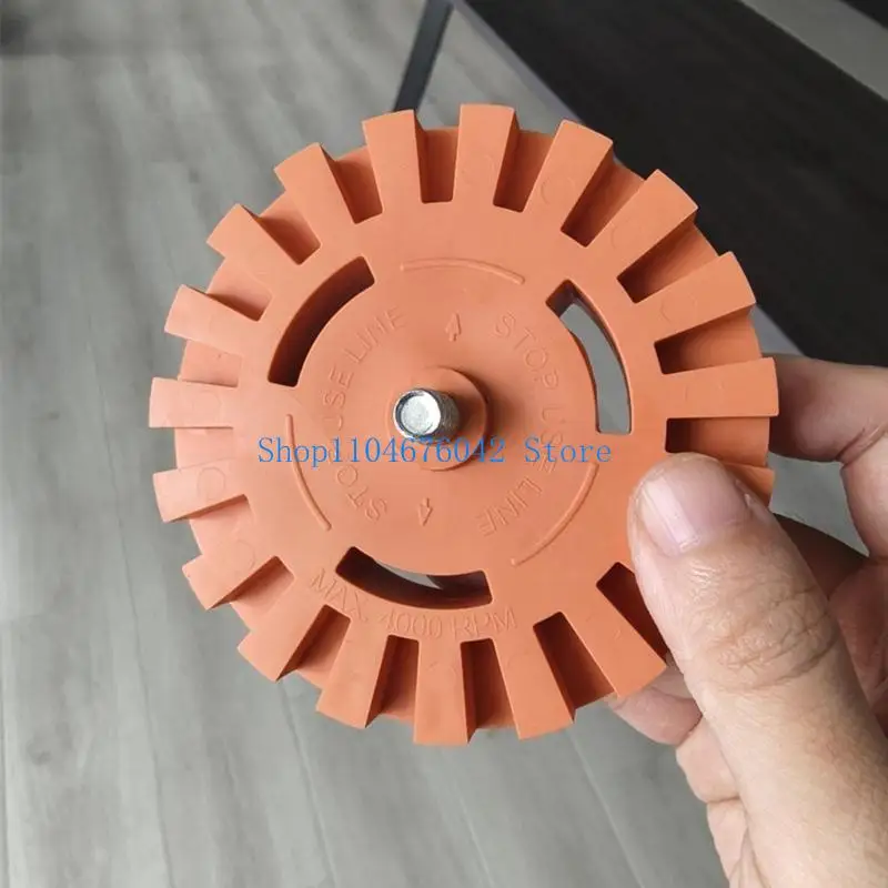 5asd High Performances Rubber Wheel Accessories Professional Grade Adhesive Removal Tool for Car for DIY Enthusiasts