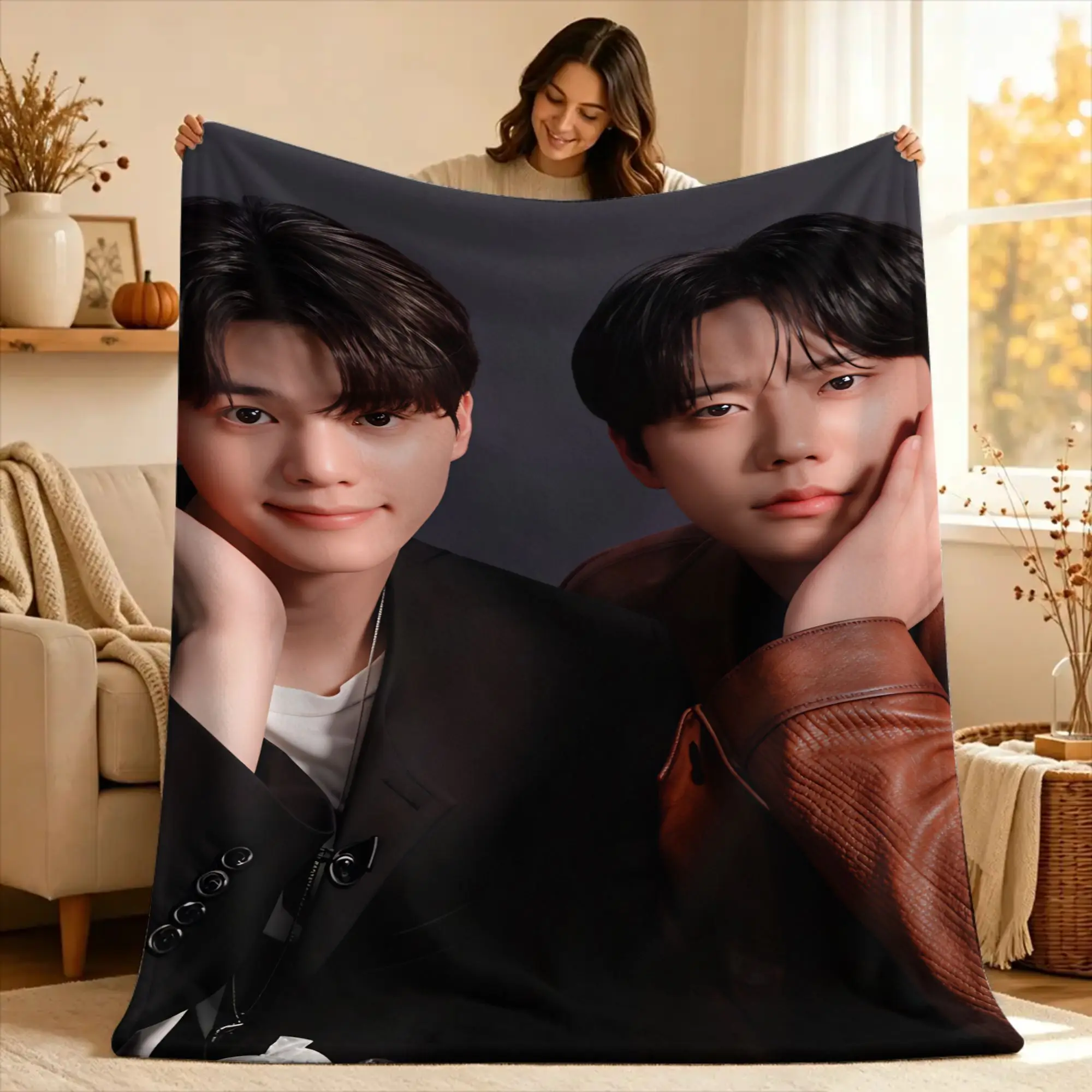 Kdrama Four Hands Two Sonatas Blanket Warm Soft Fluffy Plush Throw Blanket For Bedroom Travel Office Flannel Bedspread Bed Cover