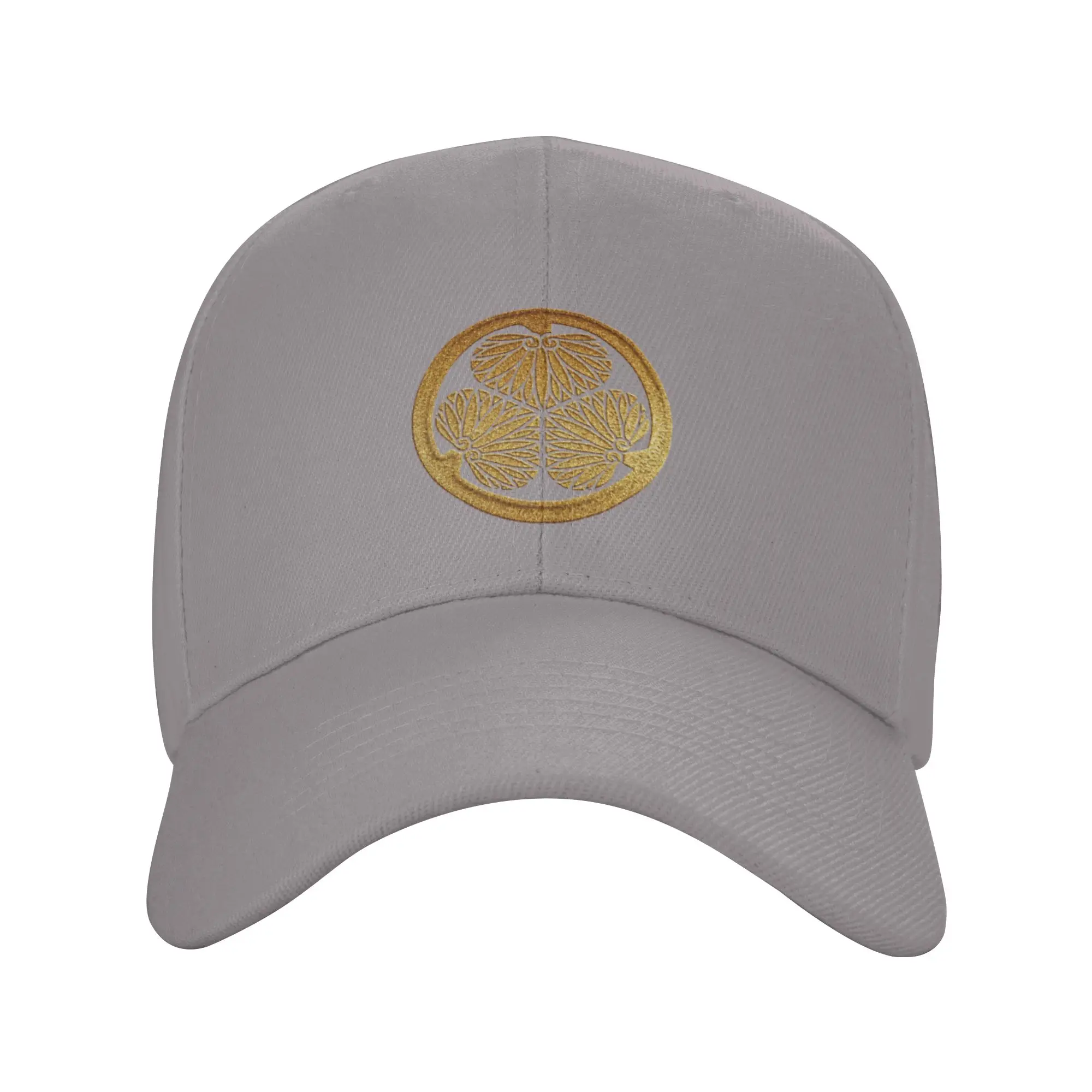 Hot Sale Tokugawa Aoi Kamon in Gold Seal Baseball Cap  Relaxed Fit Women's Caps  Dog Walking Women's Caps