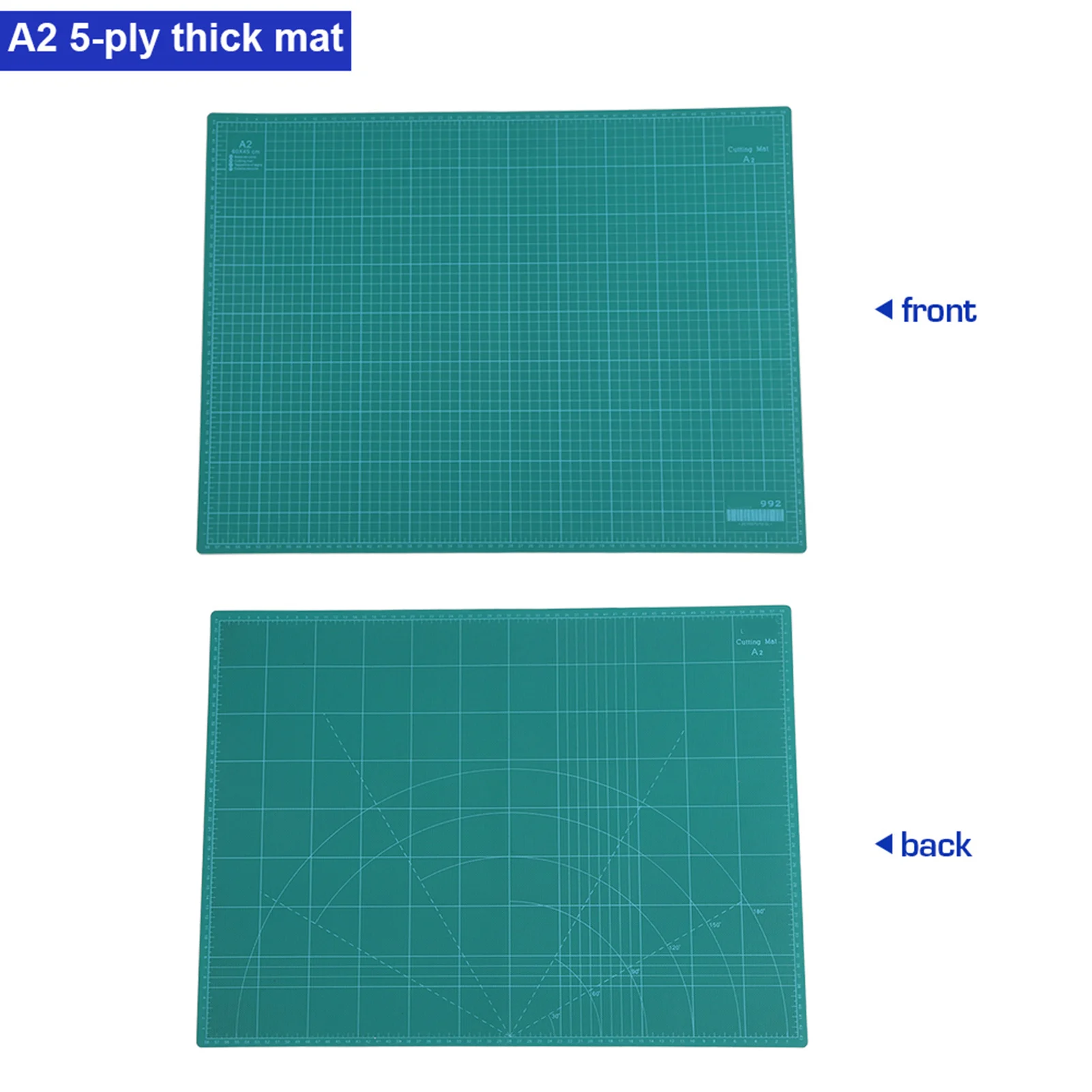 A2  5 Ply PVC Cutting Mat Cut Pad Board Self Healing Handmade DIY Carving Tool Green Self Healing Cutting Board